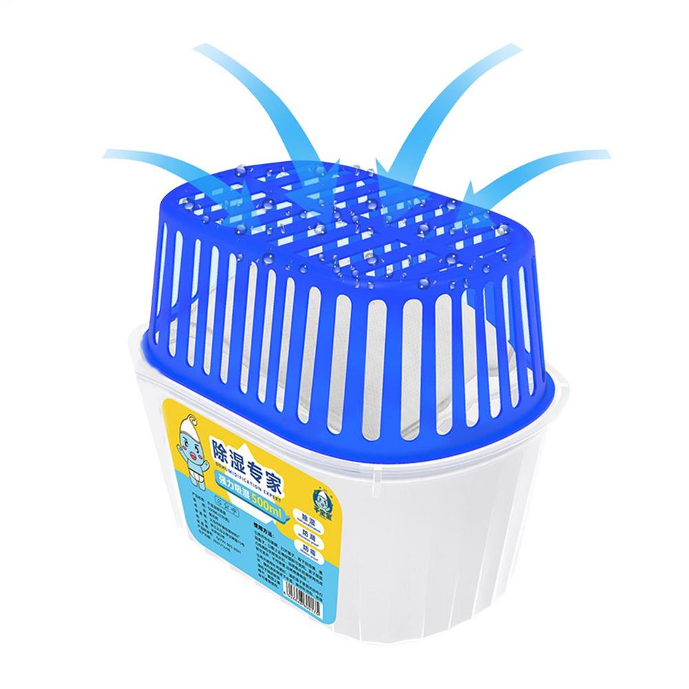 

Коробка для осушения 500 мл Поглотитель влаги Очиститель воздуха для холодильника Поглотитель Дезодорация шкафа для дома ванной спальни