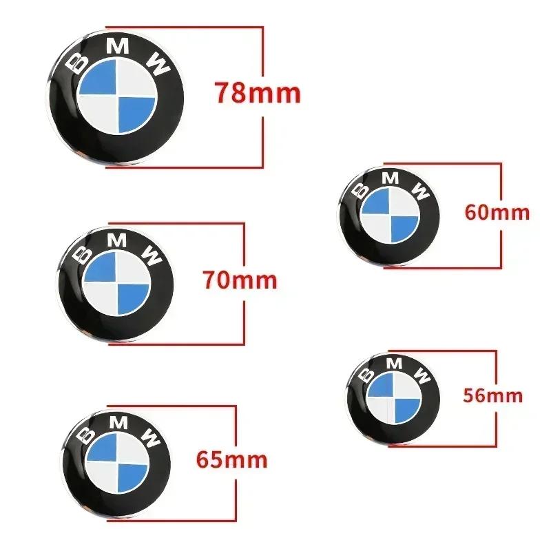 4Pcs 56/60/65/68/78MM Car Badge Wheel Center Cover Stickers Hub Caps Decal For BMW M Performance X1 X3 X5 X6 E46 E39 E36 E90 E92