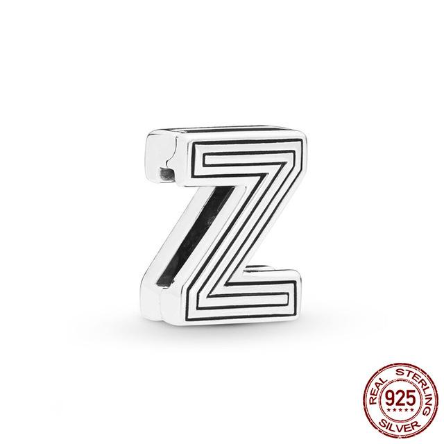 New Copper A-Z26 English Letter Bonded Beads That Can Be Freely Combined Are Fit For Flat Bracelets Diy Fine Jewelry