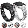 Metallarmband für Apple Watch Band 45mm 41mm 44mm 40mm 46mm 42mm Diamant-Armband iWatch 11 10 9 8 7 6 5 SE Serie Ultra 3 2 49mm