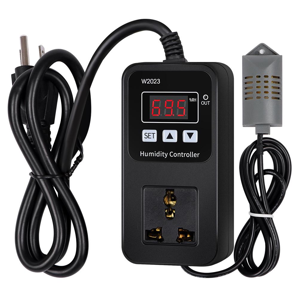 Smart Humidity Controller AC110-220V Digital Controller Switch W2023 Humidifier Control Socket Hygrometer Thermostat EU US Plug