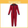 Halloween The Running Man Ben Richards Cosplaypak Met Rode Jumpsuit Voor Anime En Film Rollenspel