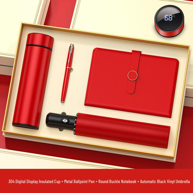 Custom Logo High-End Business Gift Set for Clients and Employees - Perfect for Anniversaries and Events