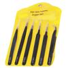 Anti-Static Stainless Steel Tweezers Precision Maintenance Industrial Repair Curved Working Model Making Hand Tool