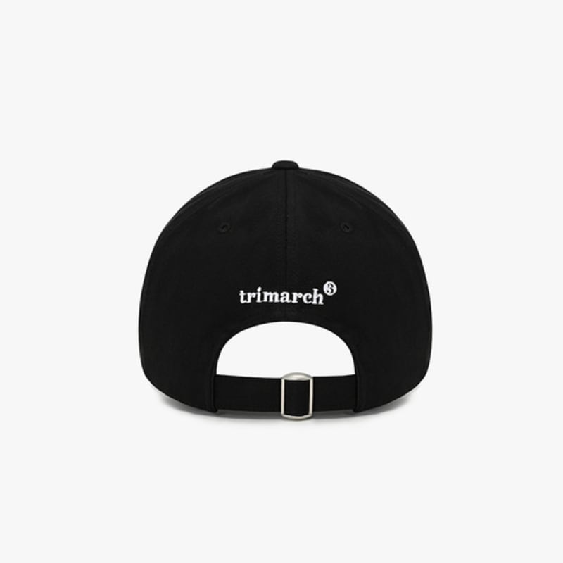 trimarch Tri Triple Logo ball cap Black