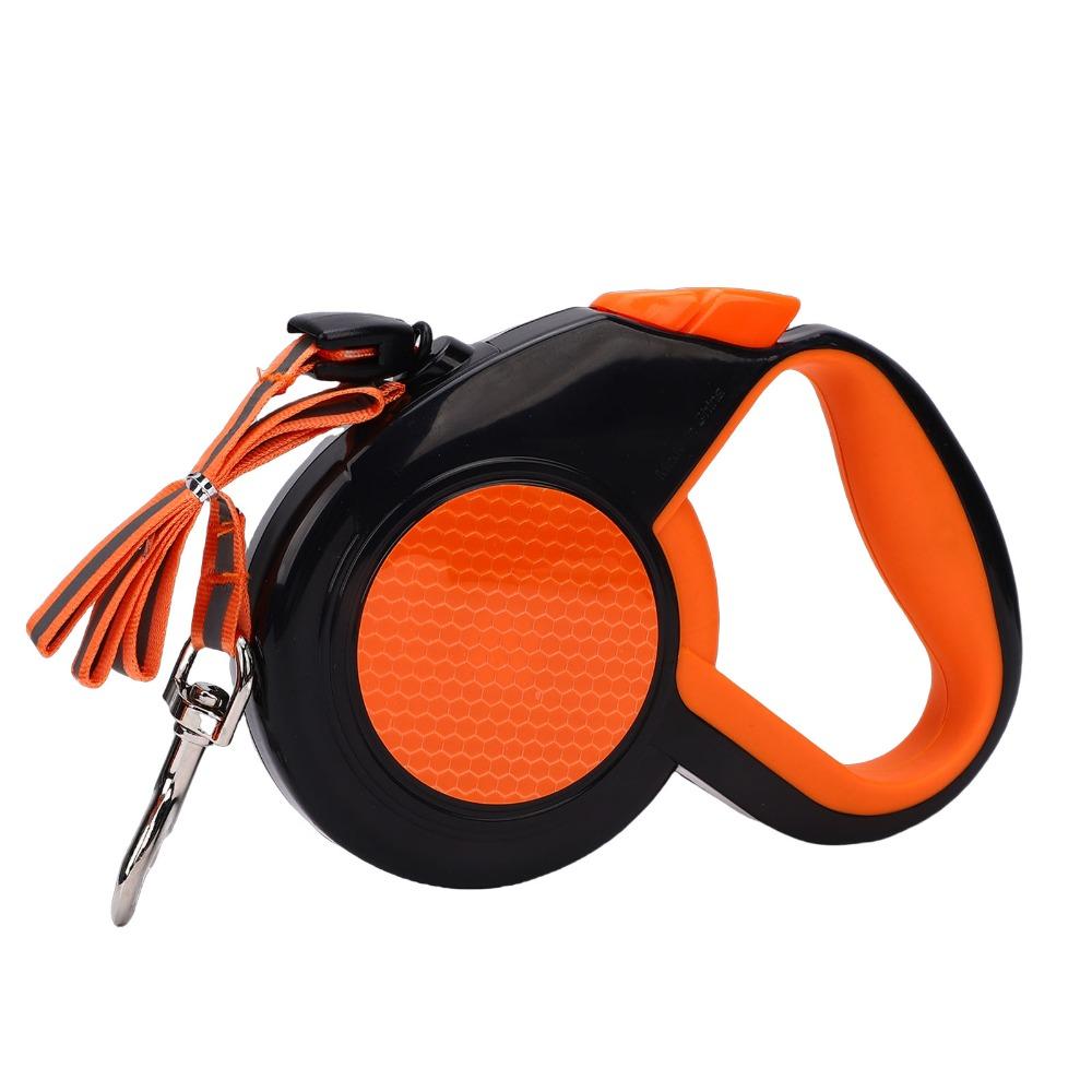 Auto Retractable Retractable Dog Leash Reflective Nylon Pet Traction Rope Dog Lead Dog Training