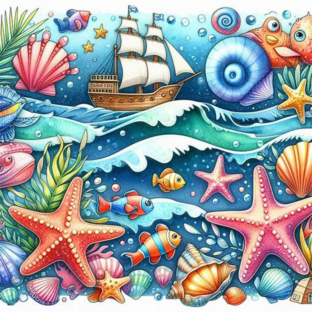 #L Full Embroidery Eco-cotton Thread 11CT Printed Book Cross Stitch Kit Art