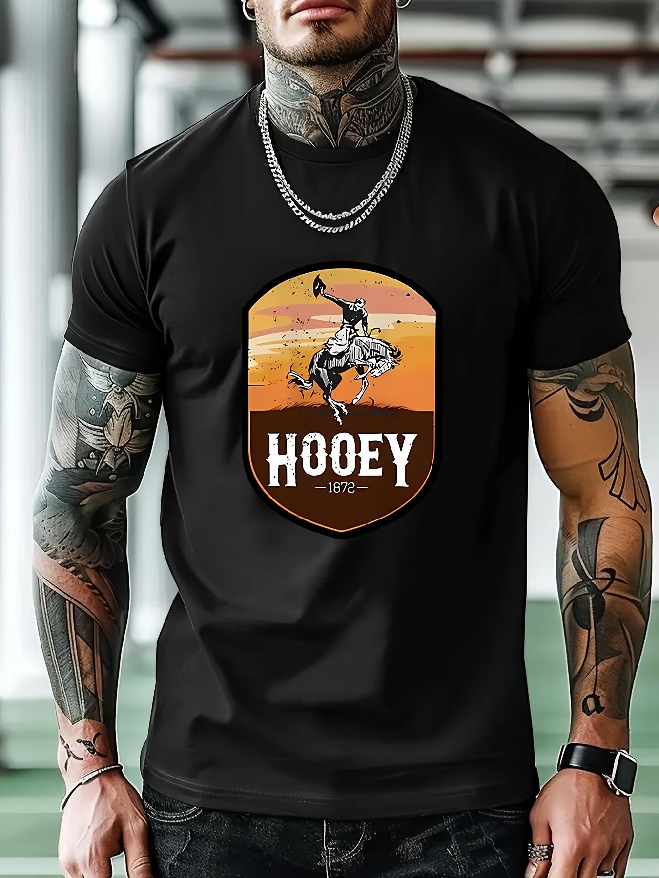 Casual Graphic T-shirt - Hooy Graphic Print S