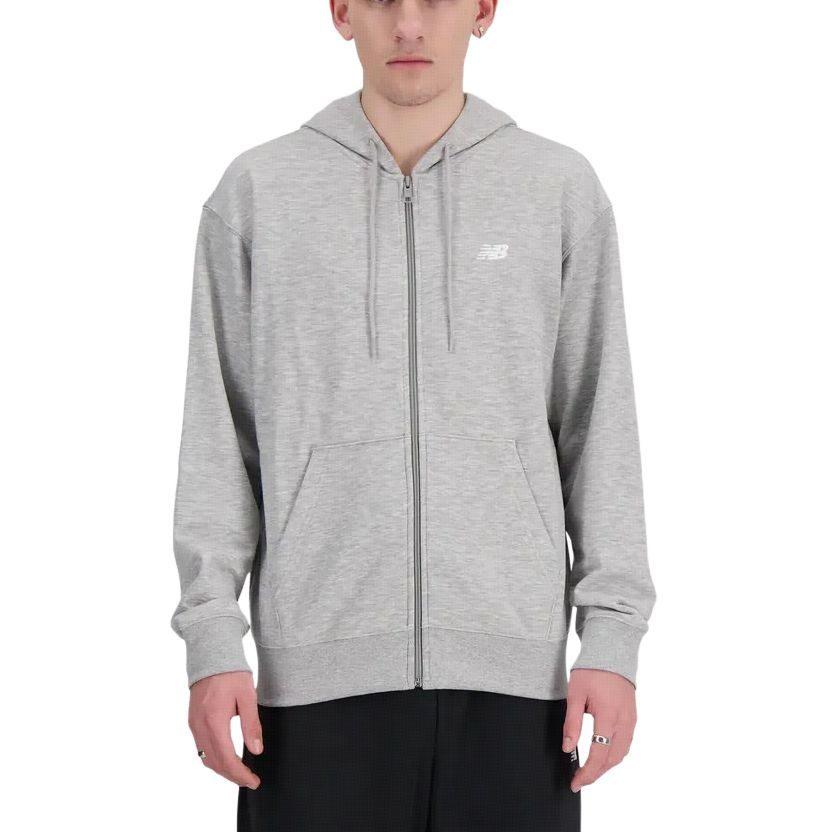 New Balance Sport Essentials Logo Fleece Full Zip Hoodie MJ41501-AG