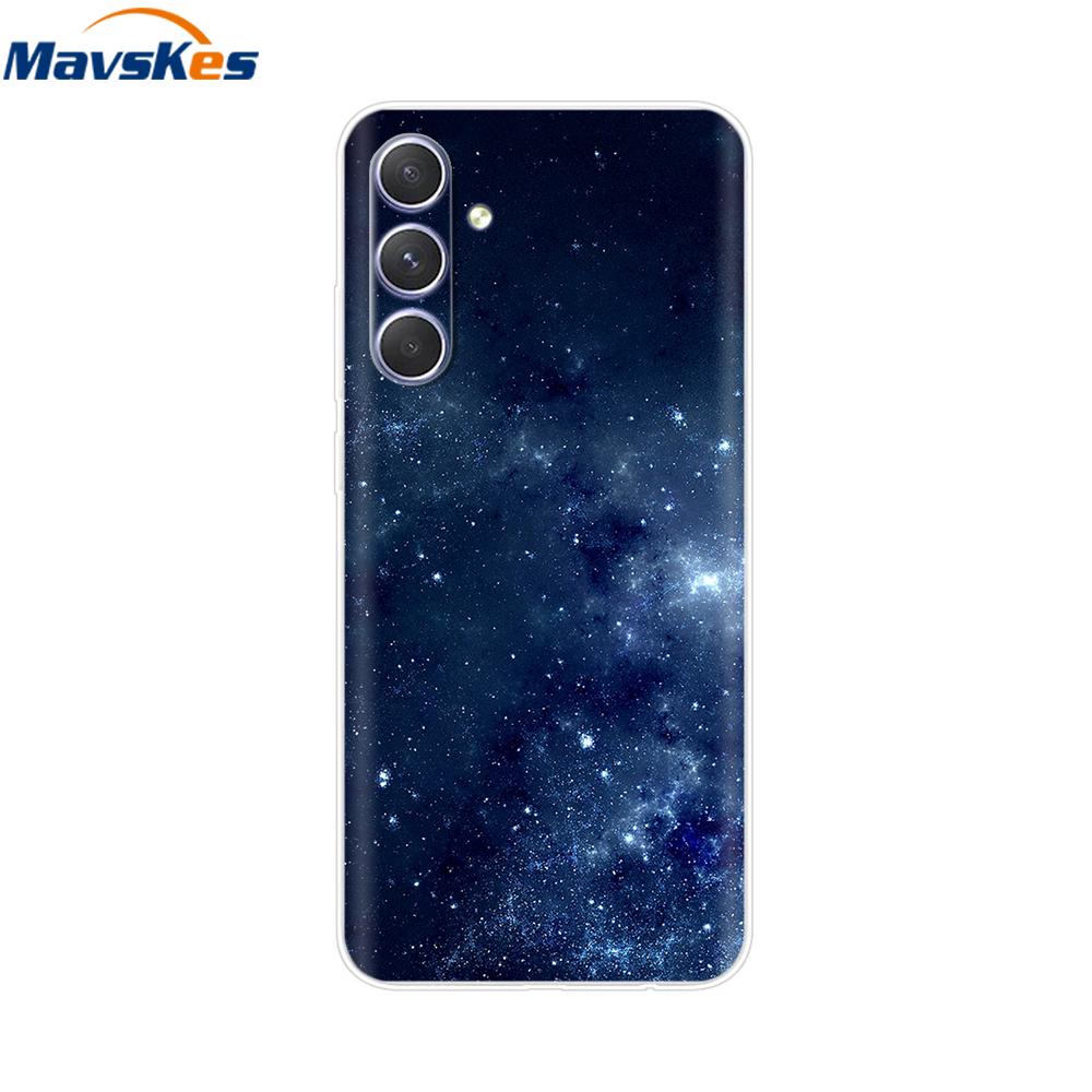 Shockproof Clear Silicone Soft Phone Back Case For Samsung Galaxy A55 5G SM-A556V A 55 Cases Cover Coque Shell Bags Mask Fundas