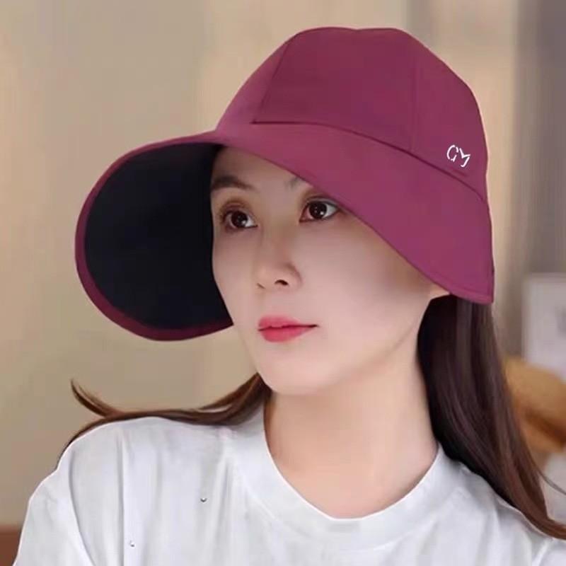 

Summer Sun Protection Fisherman Hat With Large Brim Foldable For Outdoor Travel роза розовый