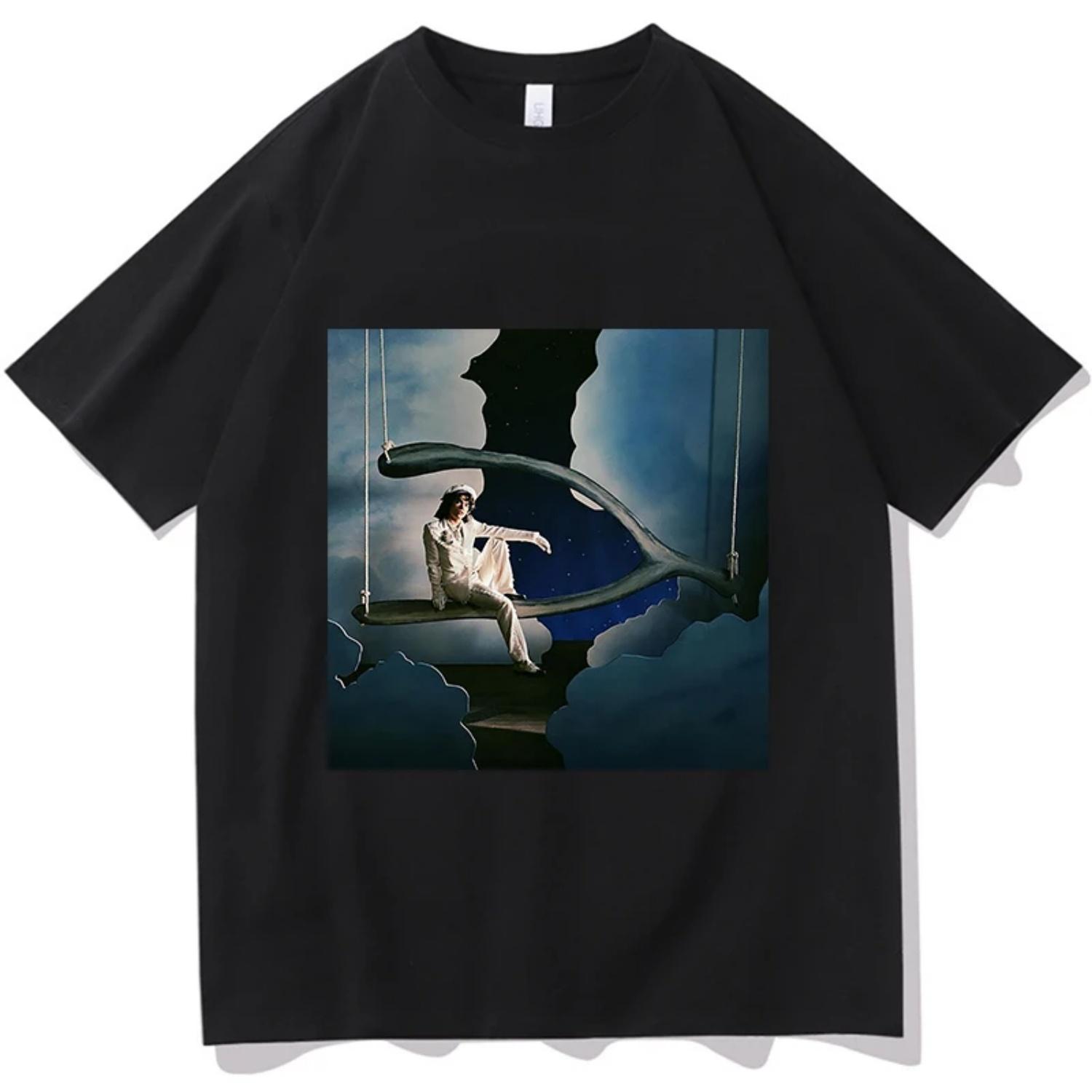 

2026 Shooting Star Edition T-shirts Men Women Summer Cotton Clothing Casual Fashion Round Neck Short Sleeved Tee Streetwear S разноцветный