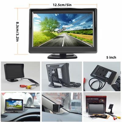 5palcová obrazovka AHD/CVBS IPS auto monitor LCD HD displej pro vozidlo 1080P/720P couvací kamera CCTV domácí bezpečnostní dohled