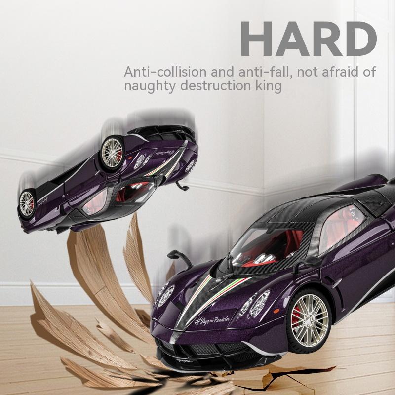 Pagani Huayra Dinastia Sportwagen-Modell im Maßstab 1:18 aus Metallguss, mit realistischem Sound und Lichteffekten – das perfekte Geschenk für Kinder.