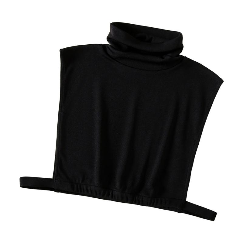 Weich und Bequem Damen Half Top Kragen Eleganter Nackenwärmer für Alle Jahreszeiten Trendiger Damenkragen Rollkragen