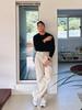 Hong Kong Style Men's Double-Pleated Pants - Designer-Look, High-Quality, Versatile Suit Pants with Straight, Wide Legs.