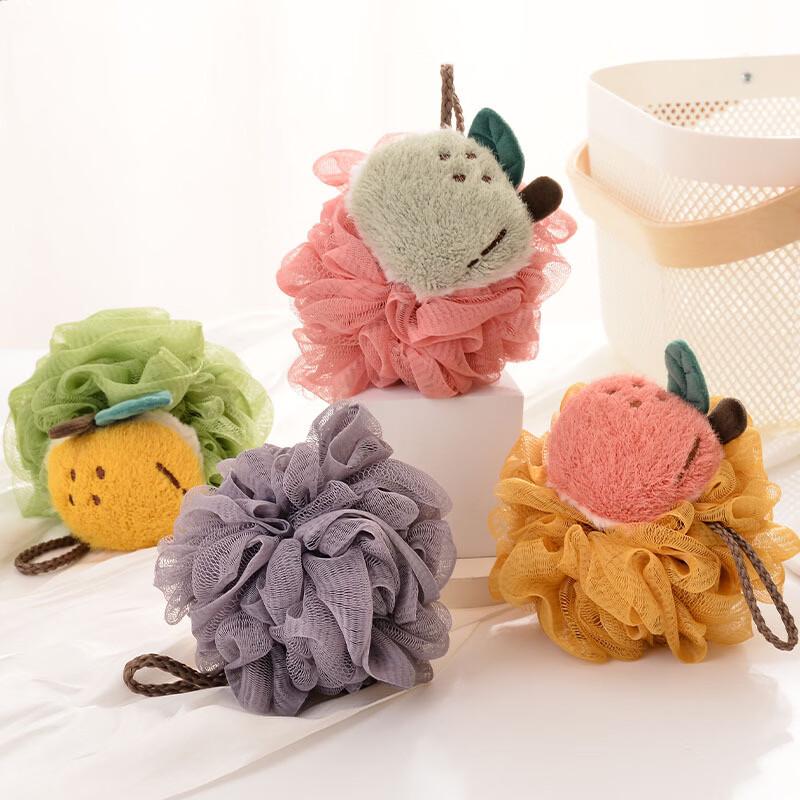 Soft PE Bath Loofah Sponge 5-Pack