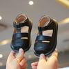 Baby small leather shoes hollow soft sole summer sandals girls T-shoes - years old soft sole comfortable baby shoes