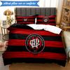 3PCS Athletico Football Club Printed Soft Bedding Set,Including 1pc Duvet Cover And 2pcs Pillowcases Perfect for Bedroom, Dormitory, Fan Gift