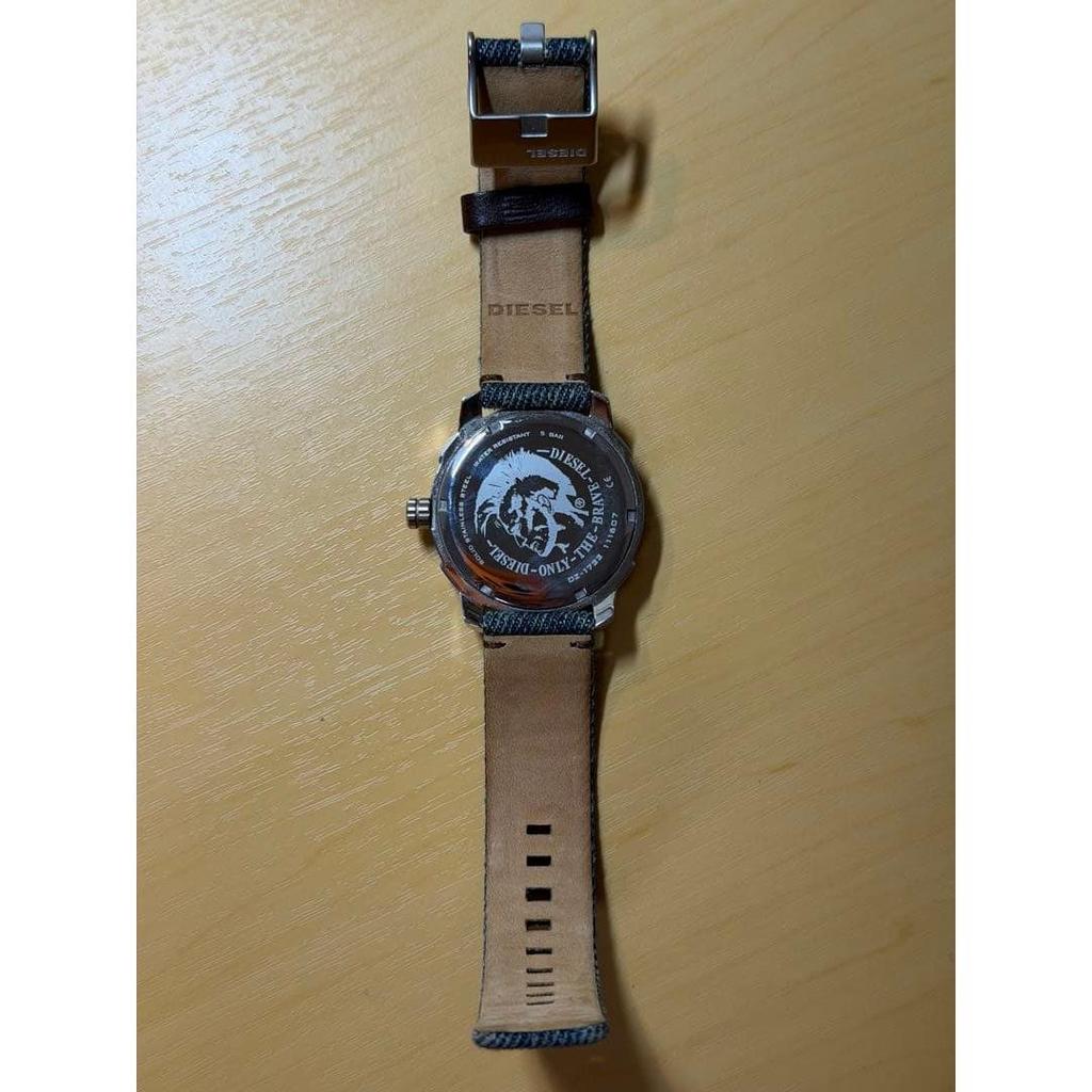 Used DIESEL men's watch denim belt