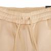 Adidas Solid Mid-Waist Tapered Knit Joggers Women Bottoms Khaki IB2752