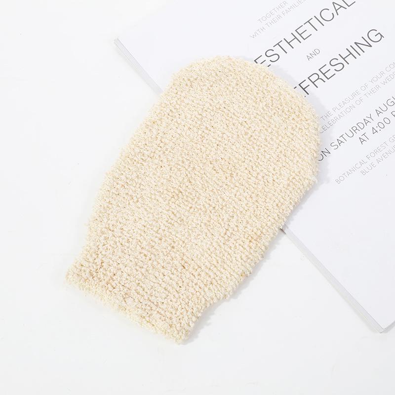 Jute Scrubbing & Bath Gloves - Exfoliating, Lathering, Massage, Bath Wipes