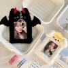 Cute Plush Photocard Case Demons&Angels Multifunctional Photo Card Holder Card Case Students