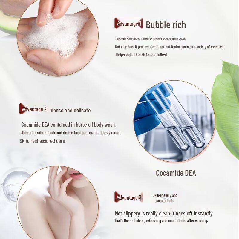 Dieyin Moisturizing Horse Oil Shower Gel