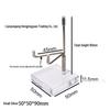 Transparent Acrylic Compass Mineral Specimen Holder & Display Stand