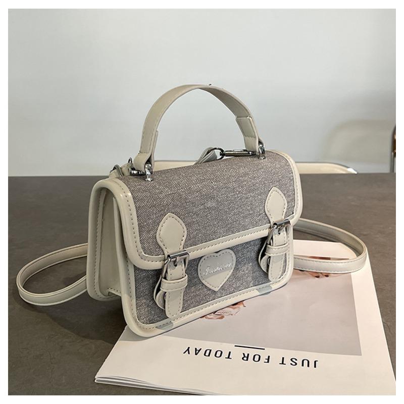 

Джинсовая сумка женская летняя новая модная сумка-мессенджер высококлассная портативная маленькая квадратная сумка серый