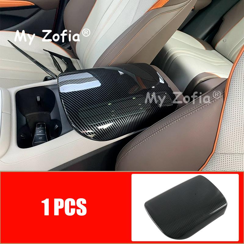 For BYD Sealion 5 DMI 2025 2026 Car ABS Carbon Fiber Grain Interior Decoration Button Panel Cover Trim Stickers Accessories