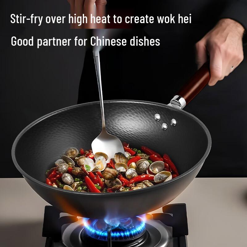COOKER KING Wrought Iron Wok