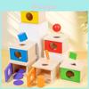Wooden Childrens Educational Shape Matching Blocks With Colors For Early Learning And Handeye Coordination