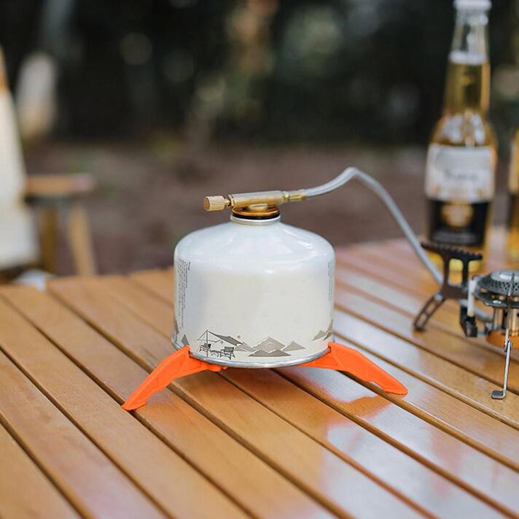 Gas Tank Bracket Canister Tripods Stand Camping Stove Bottle Stand Outdoor Stove Tools Bottle Shelf Easy To Carry