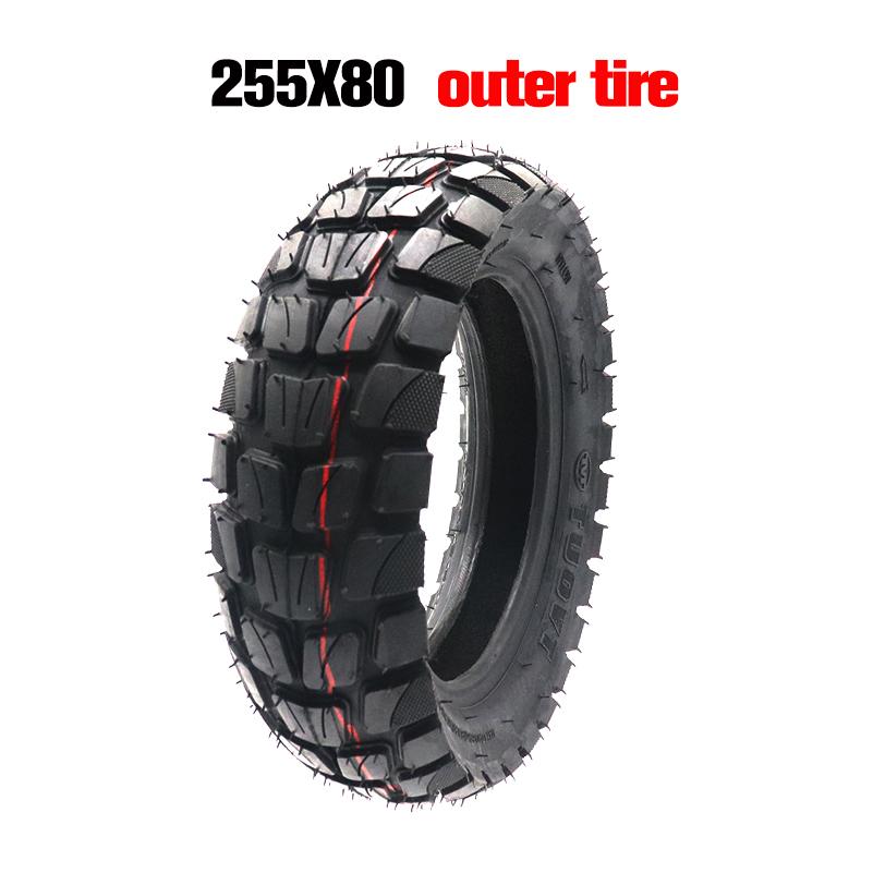 Original 255x80 Outer Tire For KuKirin G2 Max/G2 Master/G3 Pro Kickscooter 80/65-6 10×2.5 Inner Tube Off Road Inflatable Tyre
