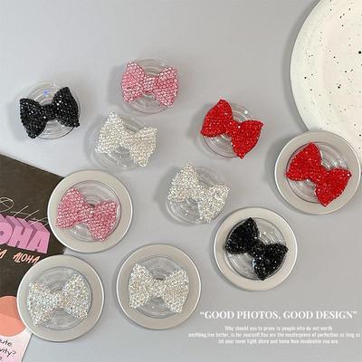 Original Rhinestone Bowknot Magnetic Magsafe Phone Holder & Rotatable Stand