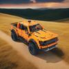 New 1300+PCS Educational Building Blocks F-150 Pickup Truck Racing MOC Technology Building Blocks Model Car Brick Toys Kids Gift