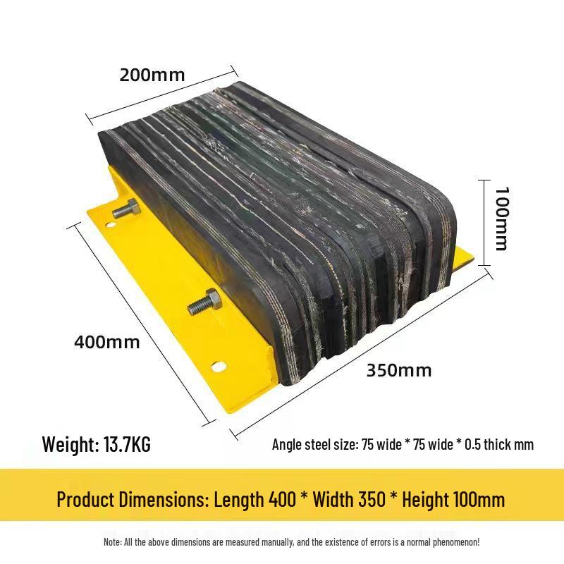 Rubber Anti-Collision Buffer Pad for Unloading Platforms