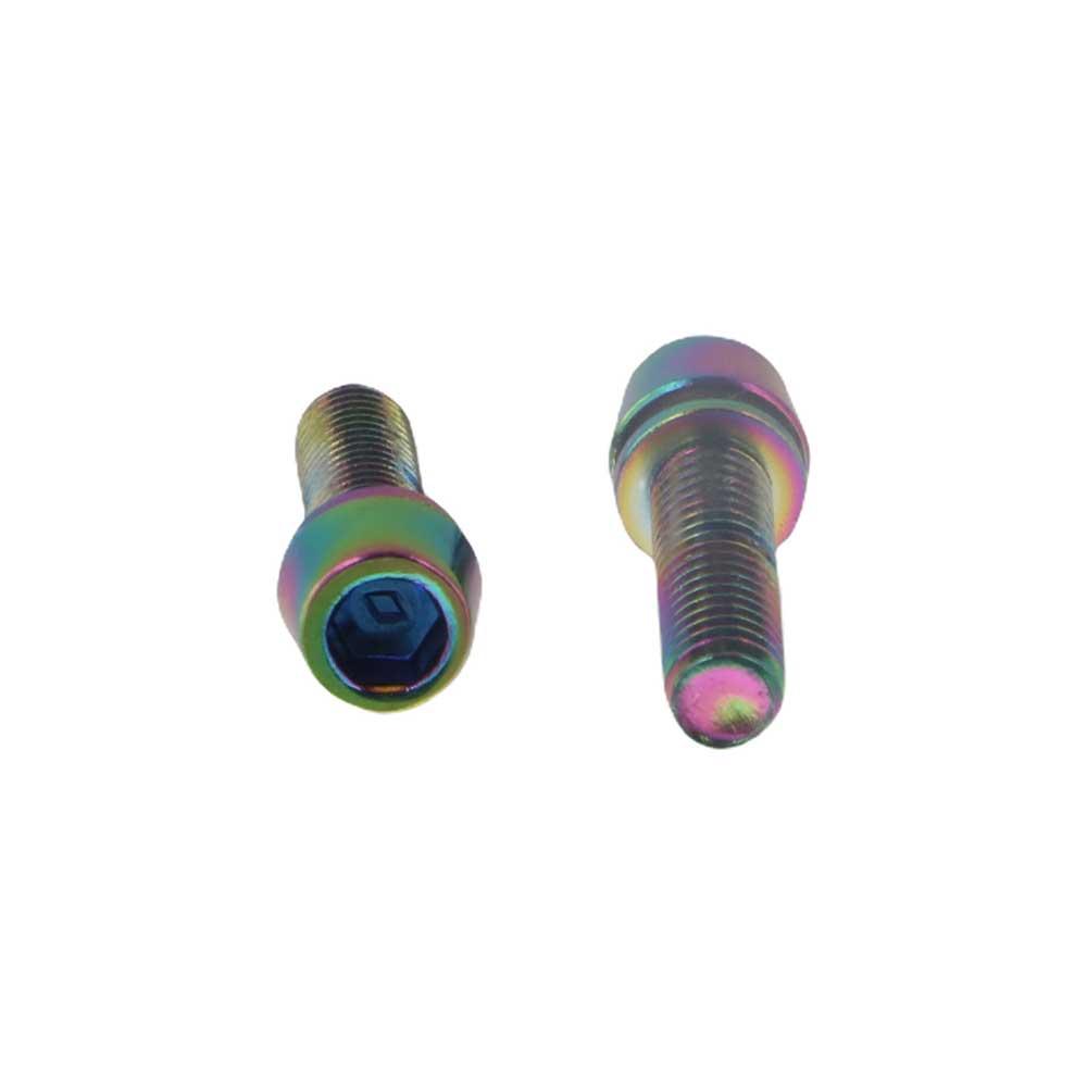 6PCS M5*18mm Bike Stem Bolts Bicycle Riser Screws  for Road Bike/Bike Handlebar/Riding