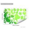 Glow in the Dark Dinosaur Footprint Wall Stickers for Kids Bedroom Removable Self Adhesive DIY Home Decor Decals for Nursery Playroom