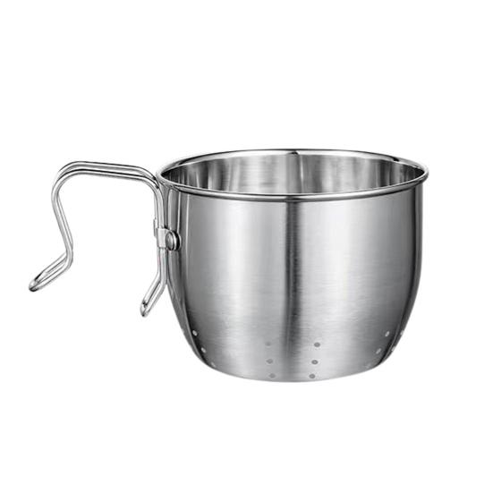 Abflusskorb für Spüle aus Edelstahl, rostfrei, korrosionsbeständig, effiziente Filterung, Küchen-Organizer, Eckspülbeckensieb