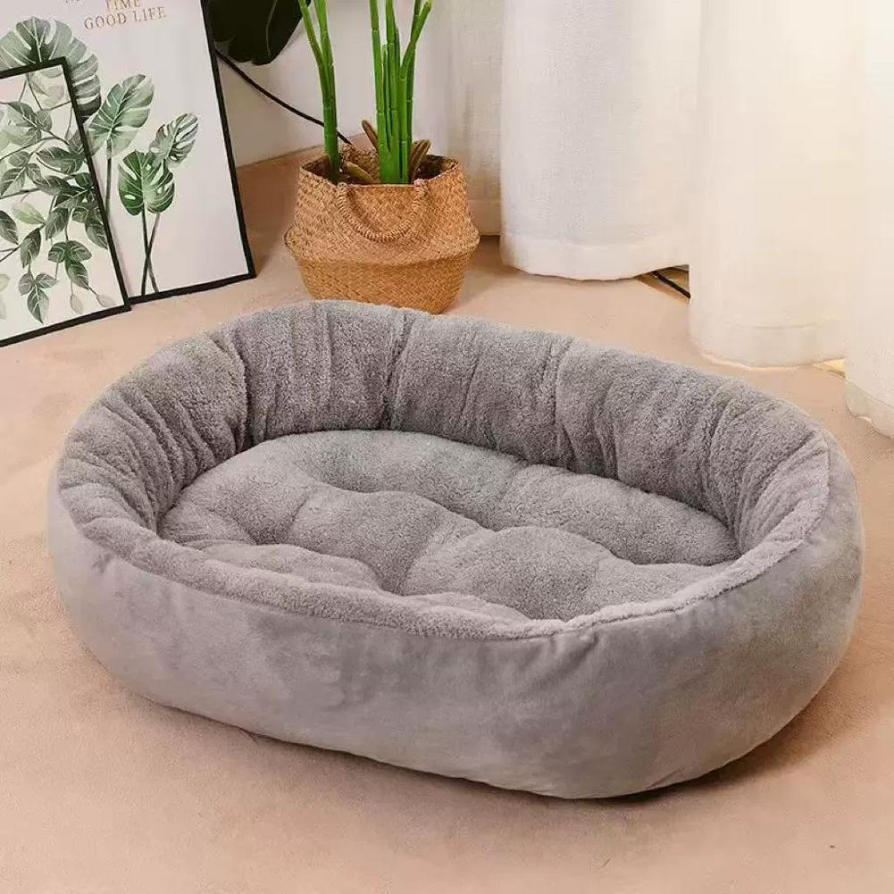 Thick Plush Pet Bed Warm Dog Cat Nest Mat Thickened Cozy Pet Sleeping Cushion for Small Medium Large Dogs Cats