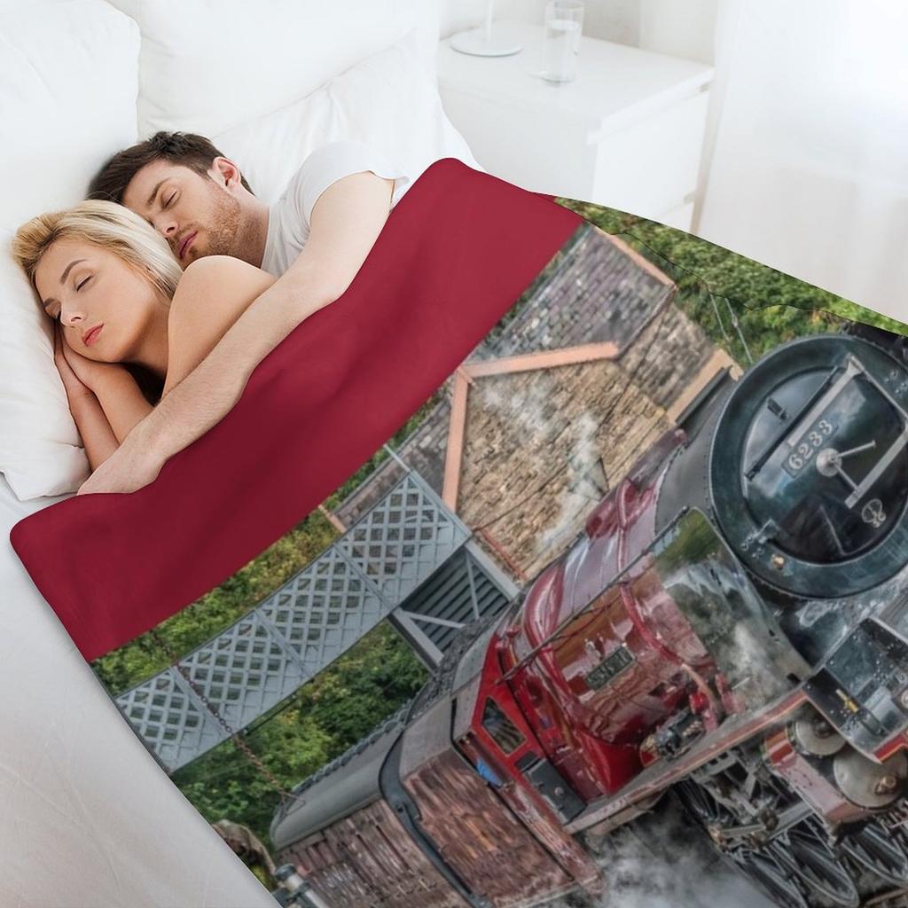 6233 Duchess of Sutherland Throw Blanket Shaggy Hair Loose Flannel Blankets