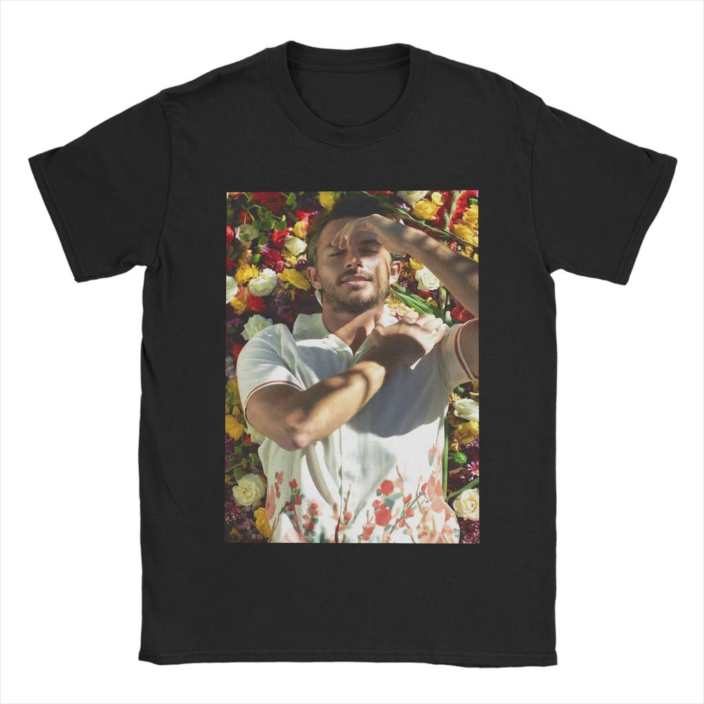 Vintage Pop English Jonathan Bailey Actor TShirt for Men Women Cotton T Shirts Short Sleeve Tee Shirt Plus Size Clothing