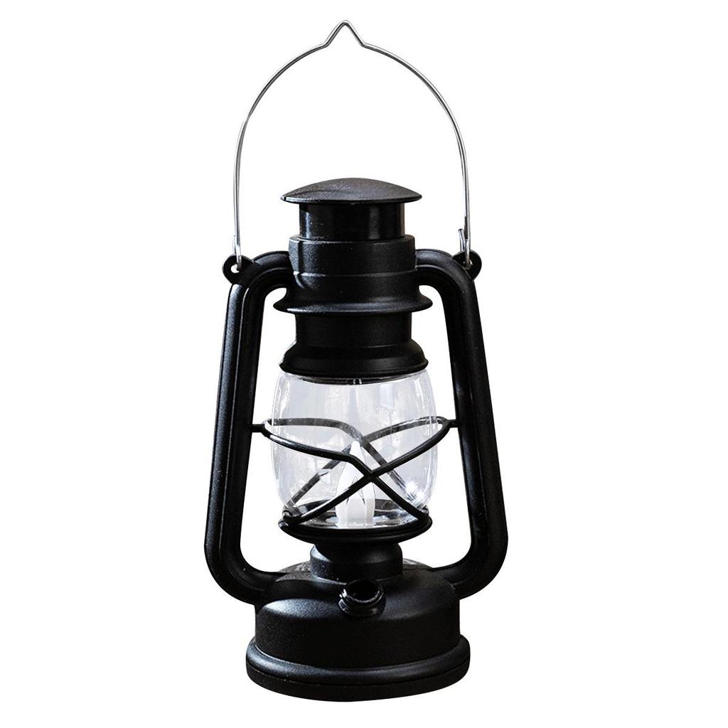 Retro Handheld Kerosene Lantern - Camping, Tent, and Decorative Small Night Light with Electronic Candle Atmosphere
