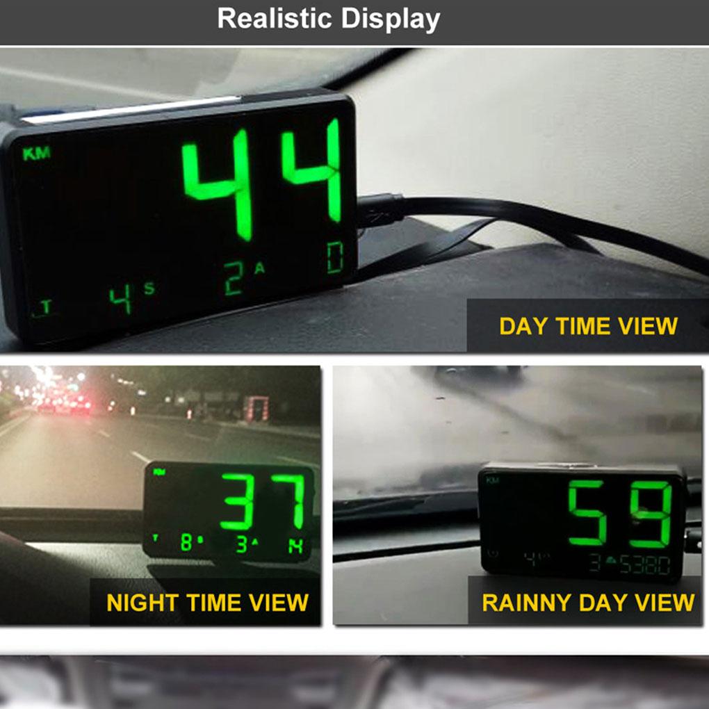 Multifunktionale Head-Up-Display-Geschwindigkeitsmesser mit globalem Positionierungssystem Universal Einfach und Bequem