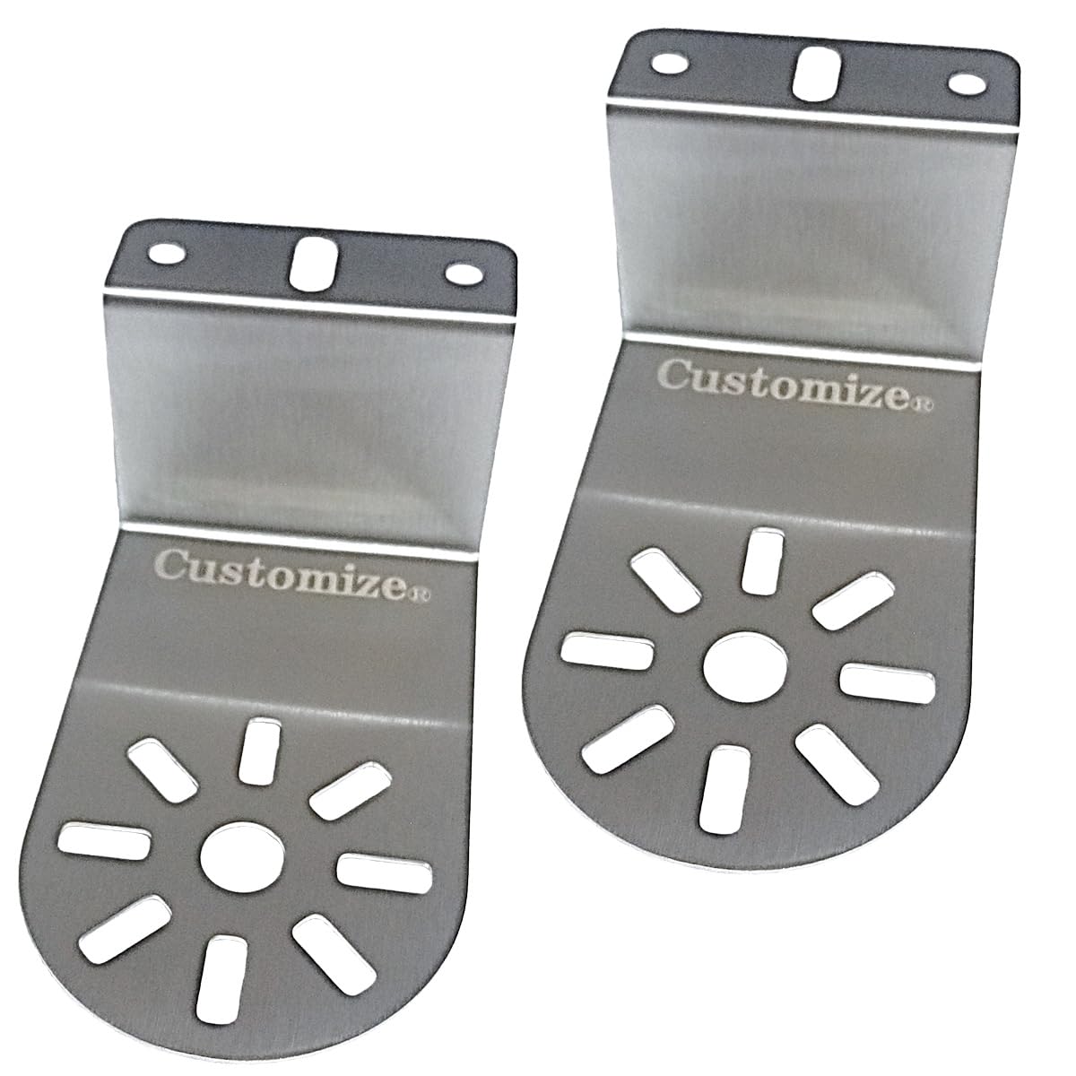 

Marker Lamp Truck Angle Stainless Set of or 10 Brackets, Accessories, Z-Shaped Brackets, 45° Mountable, Steel, 2, 4, 6, 8, (2)