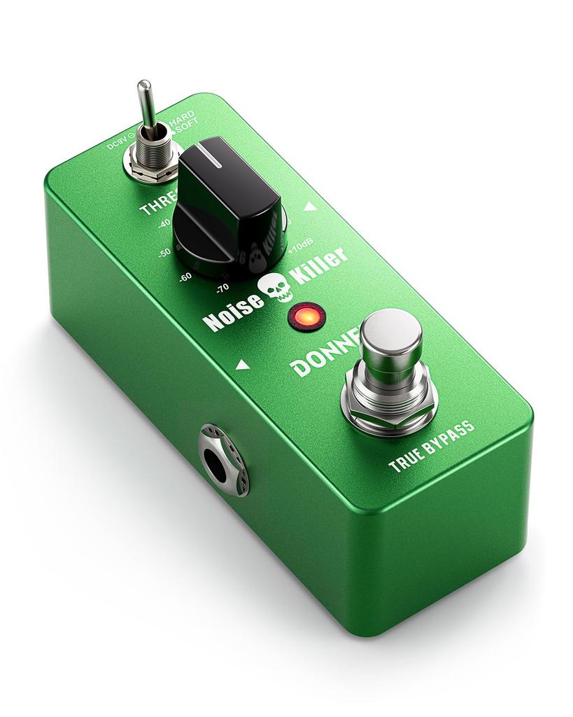 Kytarový pedál Donner Noise Gate Effector, 2 režimy Noise Killer (Hluková brána)