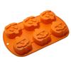 Food Grade Silicone Pumpkin Mold for Halloween Party Home Bakers Non Stick Cake Baking Tool Set BPA Free Oven Safe Durable