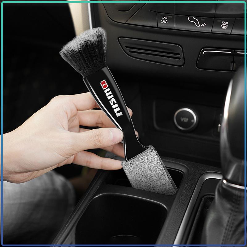 Car Air Conditioning Air Outlet Cleaning Dust Removal Soft Brush Cleaning Tool For Nismo Nissan Almera Sunny QASHQAI Skyline Juke X-TRAI MARCH LIVINA